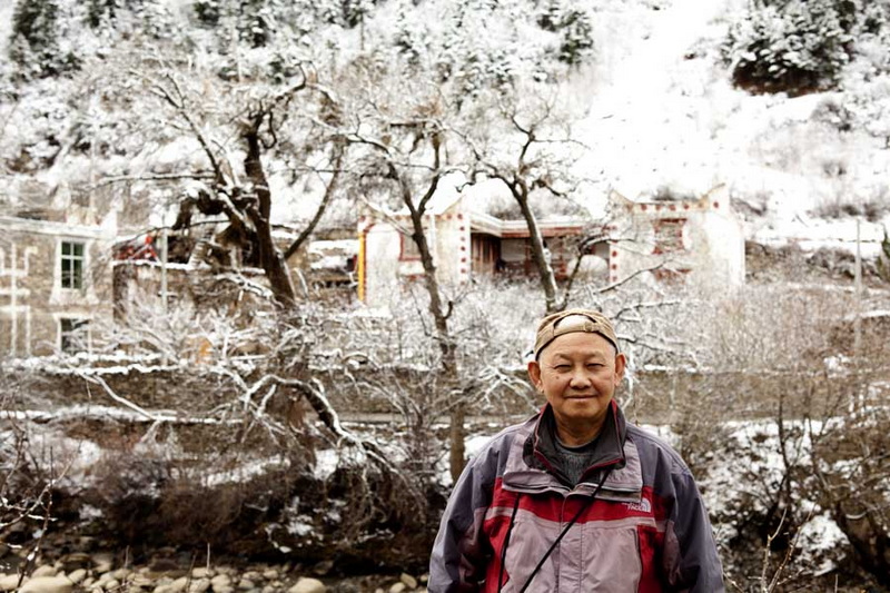雪地留影