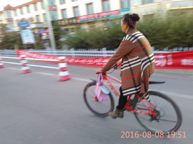 买菜大妈都骑运动单车