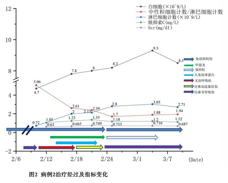 图2 病例2治疗经过及指标变化.jpg