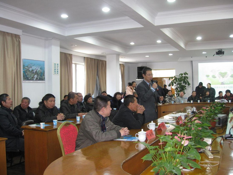 温州肝友会会长廖毅讲话！