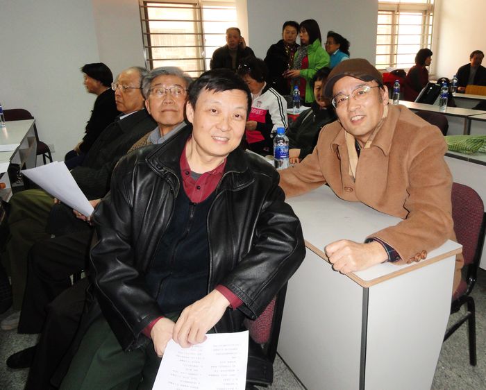 我和解放军艺术大学的键盘手杜宁教授