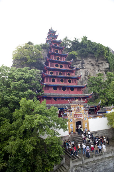 石宝寨风光