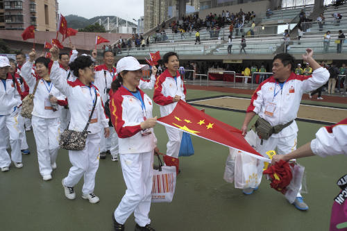 中国队入场