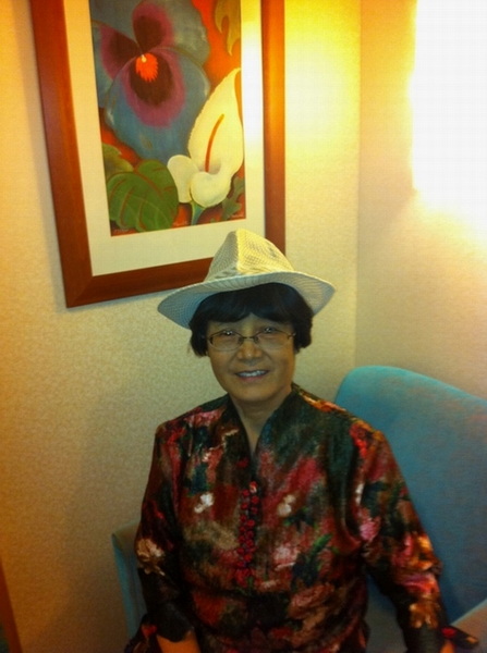2014年在游轮舱内