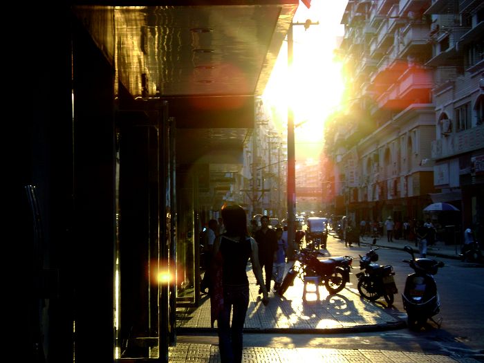 [原创摄影]夕阳老街