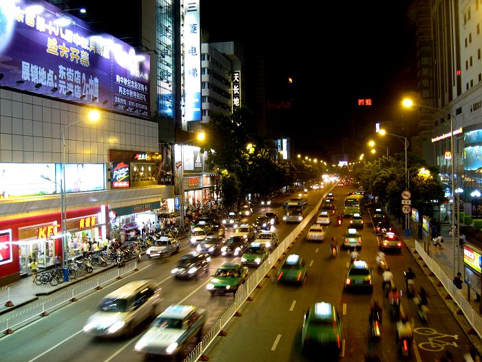福州东街口夜景