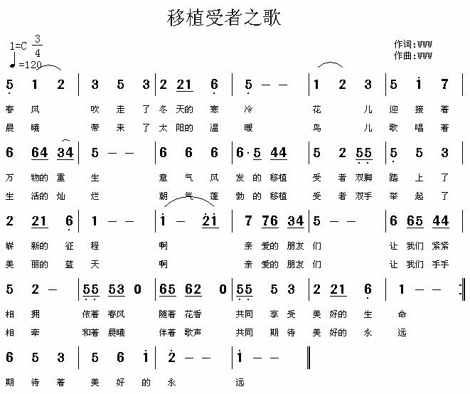 <FONT color=#ff0000><b>“移植受者之歌”在京排练录像，请下载视听</b><