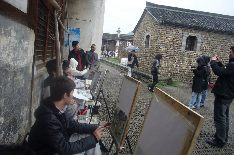 龙门古镇与新登桃花