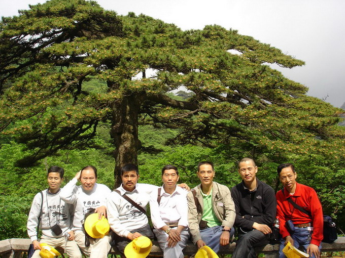 肝友结伴游黄山、相聚三天乐逍遥