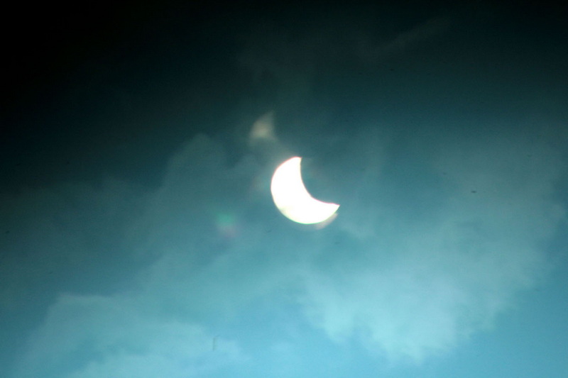 [原创]呼和浩特市上空的日食