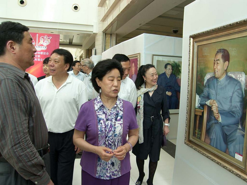 [分享]  我战友画笔下的伟人像