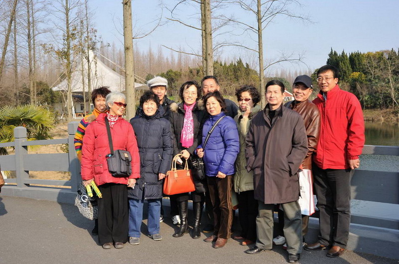 上海肝友会的 活动合影