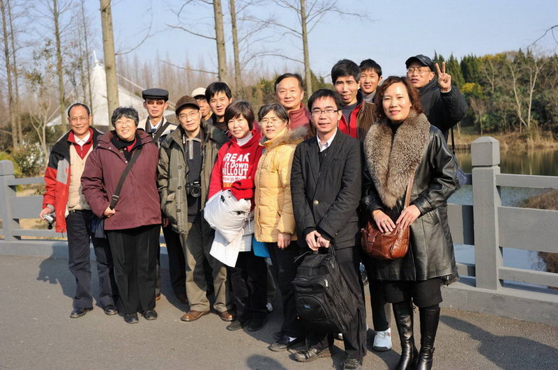 上海肝友会的 活动合影