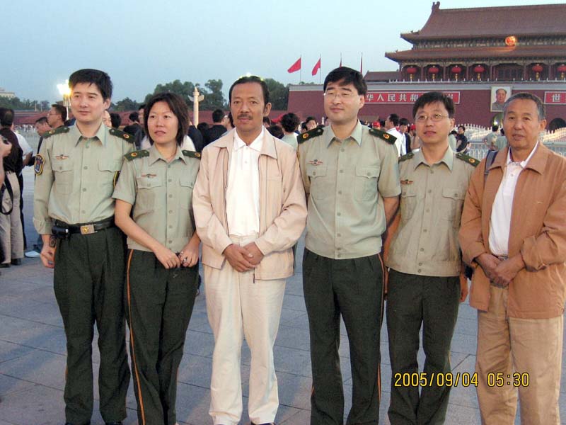 第一次在天安门广场看升国旗