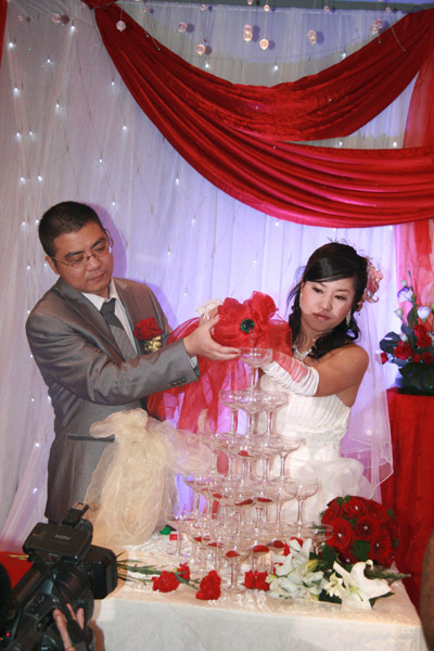 陈剑石卉婚礼照片