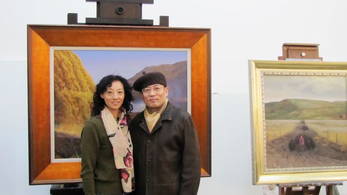 周末与感恩的心去北京通县宋庄画家村参加家庭画展聚会并看望移植的大姐