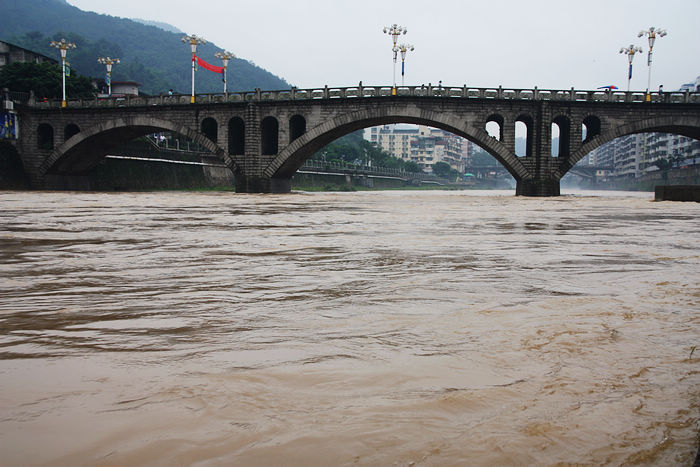 [原创摄影]闽中的暴雨洪水塌方